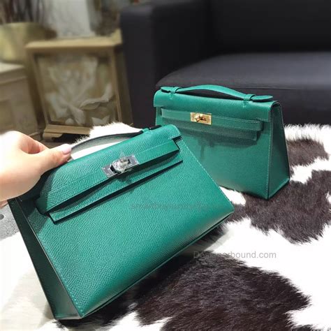 hermes kelly pochette bag in epsom